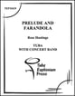 Prelude and Farandola Concert Band sheet music cover